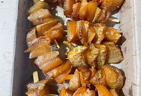 Шашлык из щуки 