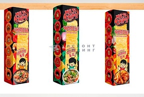 Чипсы картофельные Мультичипс со вкусом том ям 100 гр    