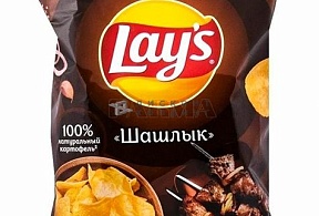 Чипсы Лейс  70 гр шашлык 