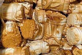 Сырный продукт по 1 кг пучок копченый (снопы)